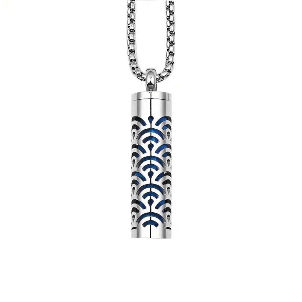 Diffuser Necklace Essential Oil Container Stainless Steel Pendant - Aromatherapy